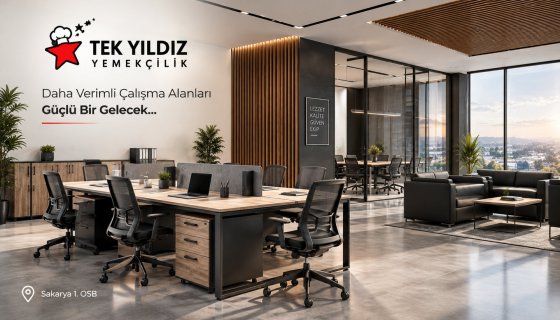 TEK YILDIZ YEMEKÇİLİK | Sakarya 1. OSB Ofis Projesi 